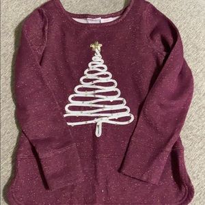 Girls Christmas tree top-size 7/8